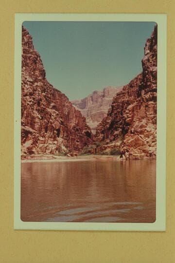 Into Surprise Canyon from the river at Mile 248.5- Ed Herrman, Howard Booth, Jorgen Visbak, John Mercier, Geoffrey (?) and Roy Evans
