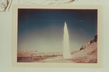 The cold water geyser, Mile 113