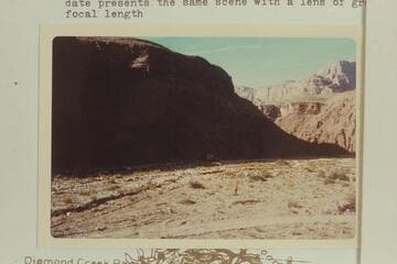 Site of the Farlee Hotel near the mouth of Peach Springs Wash