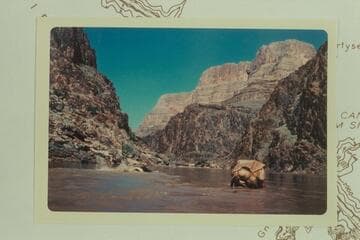 Floating into Separation Canyon from the trip down from 209 Mile Canyon