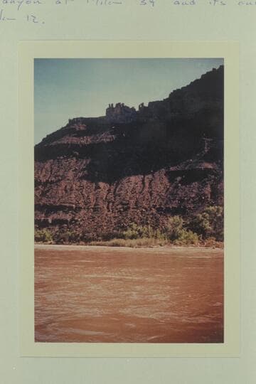 Florence Creek; Mile 39 below the McPherson Ranch.  W. G. Hoyt in the River Bed Case set the head [of] Gray Canyon at Mile 39 and its end at Mile 12