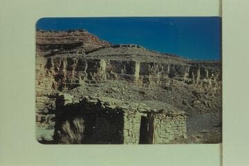 Cabin in the saddle at Mendenhall Loop