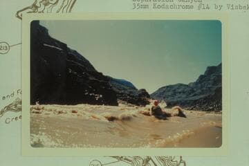 Down at Three Springs Rapid.  Float trip from Mile 207 to Separation Canyon