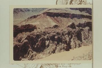 Across the inner gorge from Mile 224, right bank