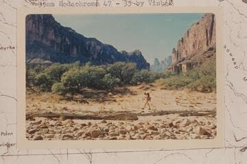 Up Kwagunt Canyon from the south bank of the Colorado River