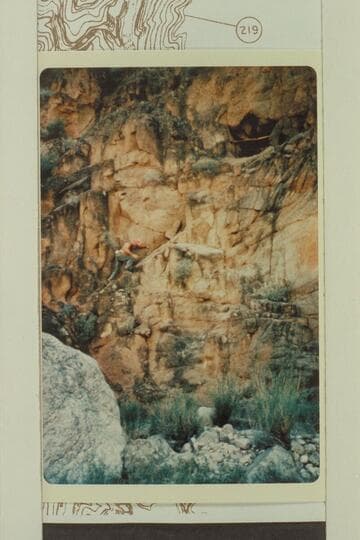 Cave near mouth of Trail Canyon