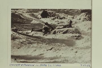 John Harper and Ruth Pieroth in Horn Creek Rapid