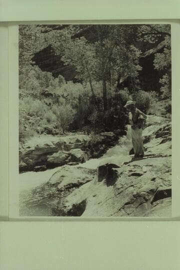 Tapeats Creek about a mile from the river.  Marston at right