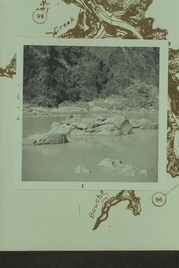 Wreck of canvas boat used by Emery Kolb in broadcast for Ripley in May 1940