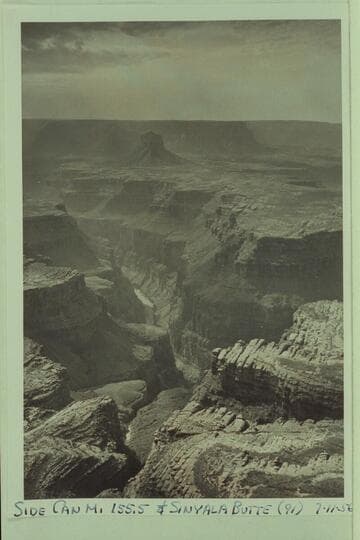 Side Canyon at Mile 155.5 and Sinyala Butte; from Boysag Point