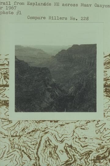 On Bass Trail from Esplanade northeast across Muav Vanyon from trail descent.  Compare Hillers No. 228