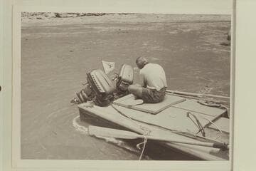 Masland rigging on the "Bootoo", Mile 24.5