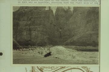 The "Boulder" in Harding Rapid