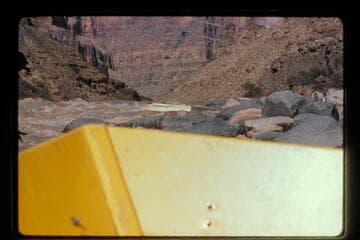 "Wee Red" heads into rocks; Vulcan Rapids