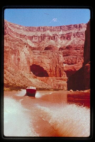 "Big Red" below Triple Alcoves