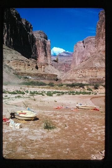 Chopper after leaving supplies; Little Nancoweap