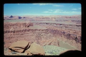 Meanders of San Juan from mouth of Nasja Creek