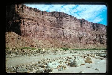 Up at Badger Creek Rapids from left bank