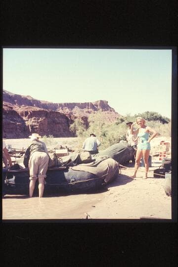 The baloneys of the Toll and Dines parties at Paria Riffle