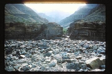 Across bar to Three Springs Canyon