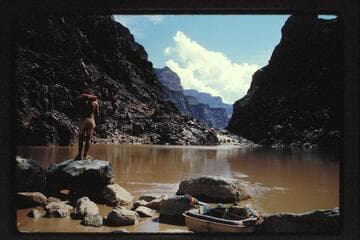 Up from left bank at head of 234 Mile Rapids
