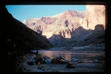 Up from camp of Fossil Rapids