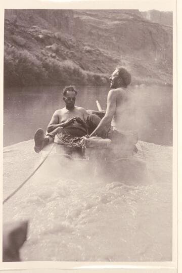 Russell Frazier and George Stone in Glen Canyon