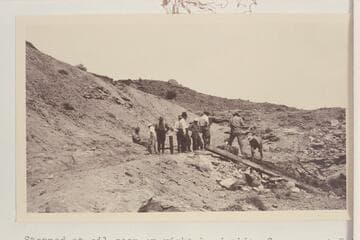 LaRue's Glen Canyon party at Bennett's oil well, Mile 98.2