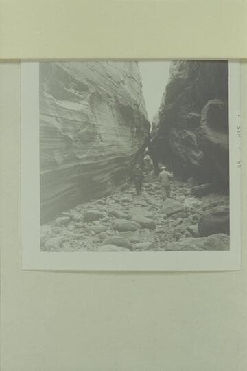 Narrows near mouth of Happy Canyon