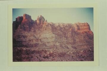 Walls of Gypsum Canyon at Sunset, Mile 197