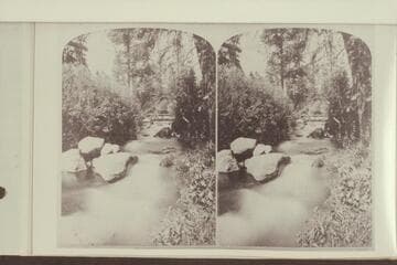 "Views on Boulder Creek"  This is the largest stream heading in the Aquarius Plateau, Utah, it flows southeast and empties into the Dirty Devil River