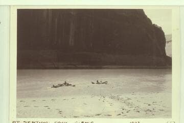 RB-MV Expedition.  Swimming in Colorado River at Sentinel Rock.  Mile 17.  Photo 667