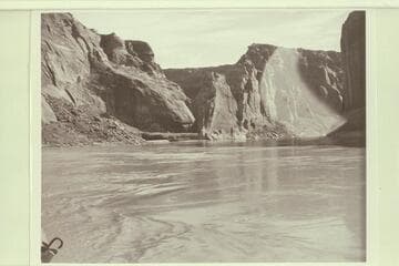 Mouth of Wahweap Canyon in Glen Canyon; Mile 16