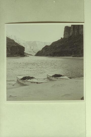 The sadirons of the Mexican Hat Expeditions at approximately Mile 63.  Preliminary gauge:  13,300 cfs