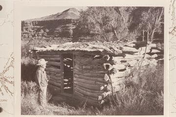 Dock Marston at the cook house at Hite.  Right bank of the river