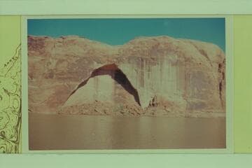 Arch at back of California Bar