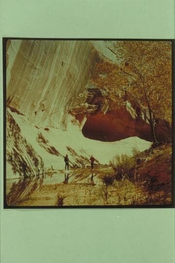 Forgotten Canyon, mile 132, left bank.  Willis Towne and Max Ernst