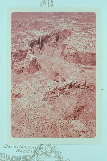 West across Cataract Canyon to Cove Canyon