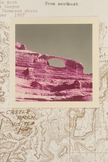 Castle Arch; Horse Canyon. From southeast