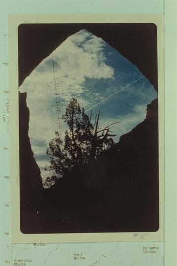 From inside the cave in Unkar Creek