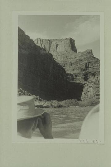 Deadhorse Point from Mile 36 in the Gooseneck [in pencil on photo:  Mile 36.1]