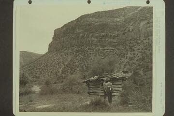 Cabin on the Dolores River.  Pres and Becky Walker