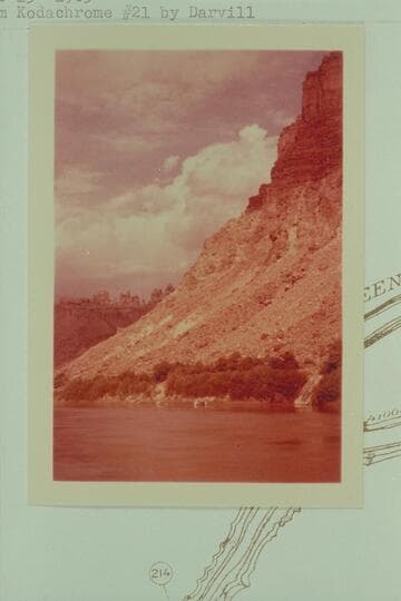 Down to The Sentinels above Spanish Bottom from Mile 214 1/2