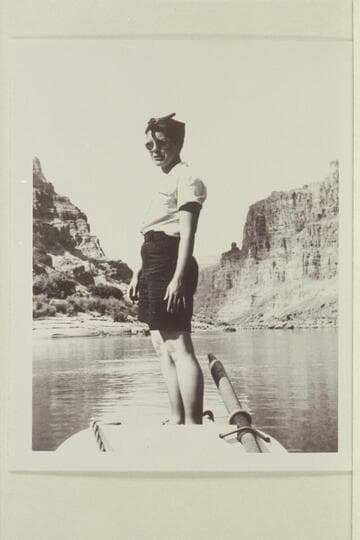 Doris Nevills.  Above the Big Drop in Cataract Canyon