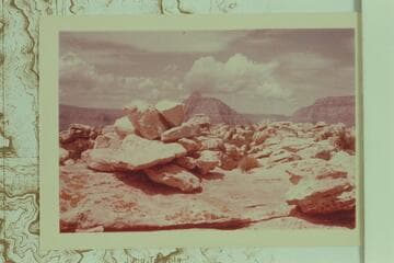 Old cairn at the south edge of Apollo
