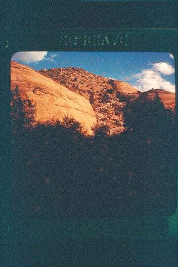 Bridge Canyon, view down into it