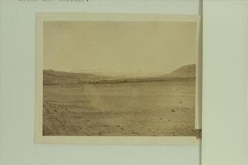Up Spanish or Moab Valley from the left bank of the Colorado River near the Portal.  Survey from Moab to Green River, Utah, by Easton, Leeds and Wheeler