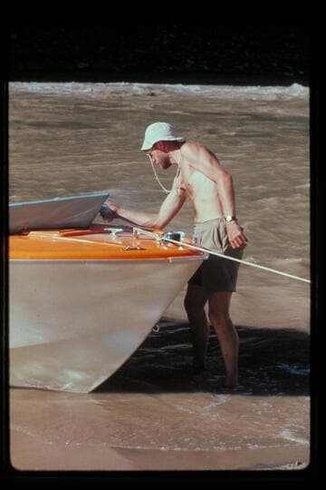 painting "Kiwi"; foot of Vulcan Rapids