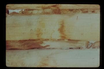 Tadje, name on cabin; Fort Bottom