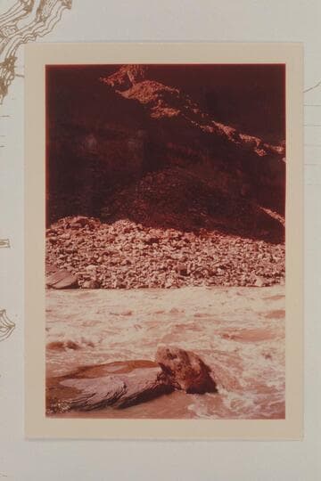 Head of Rapid No. 19.  No. 19 heads at Mile 203.7 and drops 6 ft. in .2 miles